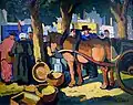 Marché à Pont-l'Abbé (1938).