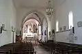 La nef de l'église Saint-Sixte.