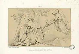Jésus au Jardin des Oliviers.