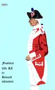 100e régiment d’infanterie de ligne de 1791 à 1792