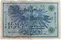 100&nbsp;marks type 1908 (recto).