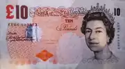 Billet de 10 livres sterling (1re série, recto).