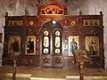 L'iconostase de la cathédrale Svétitskhovéli (influence russe orthodoxe).