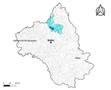 Campuac dans le canton de Lot et Truyère en 2020.