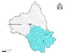 Tournemire dans l'arrondissement de Millau en 2020.