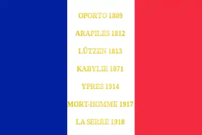 drapeau du 122e régiment d'infanterie de ligne
