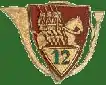 Insigne du 12e&nbsp;régiment de chasseurs (1er&nbsp;modèle)