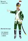 12e régiment de chasseurs à cheval par décret de 1791 (grand tenue)