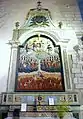 Église paroissiale Saint-Germain-et-Saint-Louis, le retable des Âmes du Purgatoire (François Favennec, XVIIIe&nbsp;siècle).