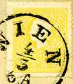 2 kreuzer type II sur une lettre de 1860
