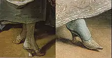 mules du XVIIIe siècle d'après François Boucher.