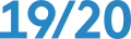 Logo du 19/20 du 5 février 2018 au 3 septembre 2023.
