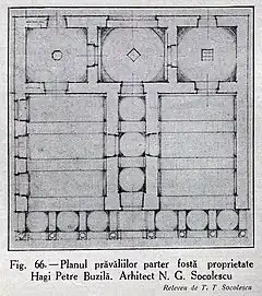 Plan du magasin d'Hagi Petre Buzilă.