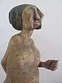 Trilogie (vers 1970, détail), bois, 105&nbsp;cm, collection particulière non sourcée.
