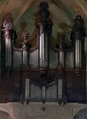 Orgue de tribune de la cathédrale Sainte-Marie de Lombez.