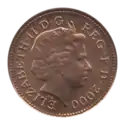 Avers de la pièce de 1 Penny