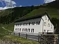 Auberge à Crap Alv dans l'Albulapass, mentionnée en 1654, reconstruite 1874.