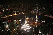 Shanghai de nuit.