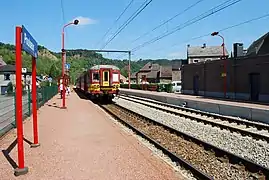 Train à quai.