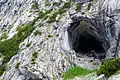 Entrée de la grotte d'Eisriesenwelt.