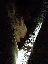 Rayon de soleil lors du solstice à Newgrange