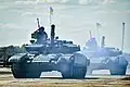 En 2015, équipée de chars T-64 bulat.