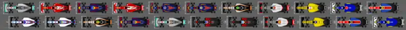 Schéma de la grille de départ du Grand Prix  de Russie 2016