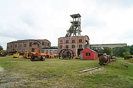 Le puits Central (musée de la mine).