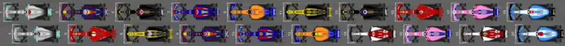 Schéma de la grille de départ du Grand Prix de Monaco 2019.