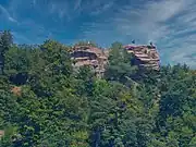 Ruine du Château de Lœwenstein.