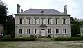 L'actuel manoir de la Coudraie (début XIXe&nbsp;siècle) ː vue extérieure d'ensemble (façade avant).