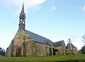 La chapelle Notre-Dame de Lannélec, vue du sud-ouest.