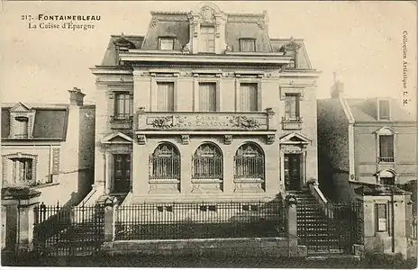 Façade principale vue de face, au tournant du XXe siècle.