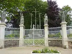Le calvaire de protestation à Tréguier.