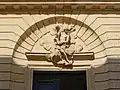 Détail de la façade du no 26 rue de Lille.