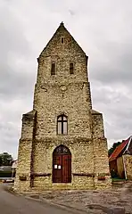 Façade de l'église...