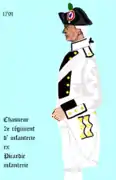 2e régiment d’infanterie de ligne ci-devant Picardie de 1791 à 1794