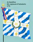 Drapeau du 2e bataillon du 45e régiment d'infanterie de ligne de 1791 à 1793