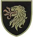 3e insigne, depuis le 13 août 2023 (version de campagne, aux couleurs moins visibles).