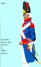 sergent de grenadier du 53e régiment d’infanterie de ligne de 1791 à 1792