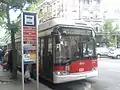 Ligne 70 au terminus de Kossuth Lajos tér en 2010.