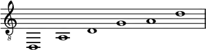 \new Staff \with { midiInstrument = "acoustic guitar (nylon)" \remove "Time_signature_engraver"}{\time 6/1\clef "G_8" {d,1 a, d g a d'}}
\midi {
\context {
\Score
tempoWholesPerMinute = #(ly:make-moment 100 2)
}}