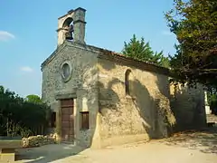 Première église de Sainte-Cécile (XIIe&nbsp;siècle)