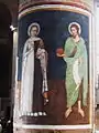 Sainte Agnès et saint Jean-Baptiste.