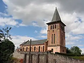 Vue sur l'église.