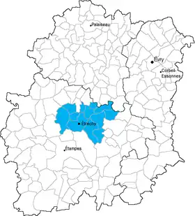 Canton d'Étréchy