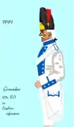93e régiment d'infanterie de ligne ci-devant Enghien de 1791 à 1794
