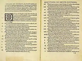 Les 95 thèses dédiées au pape Léon X