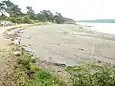 L'anse de Porzisquin (Porsisquin) vue de l'est.