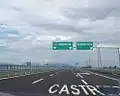 Sortie de l'A35 péage de Castrezzato